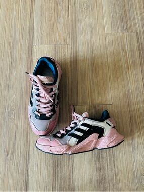 Adidas Karlie Kloss Shoes Pink Low Top Running Training Sneakers Womens US 8